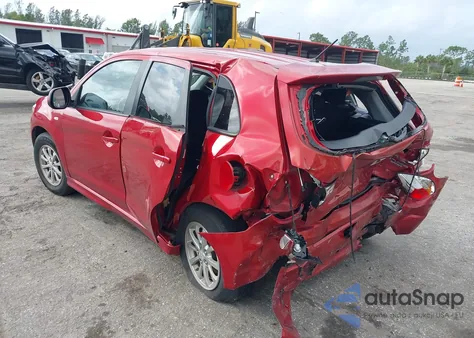 2011 Mitsubishi Outlander Sport Es из США, поврежденный, VIN JA4AP3AUXBZ014497